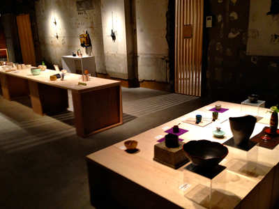 「現代茶湯アワード 弐〇壱参」一次通過作品展示会　会場風景