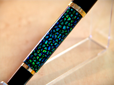 Tiffany&Co. Atlas（pelikan M800）彩輝光加工