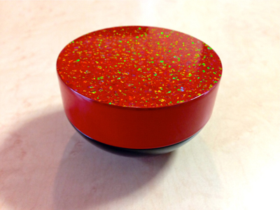 彩輝光茶器「唐紅花」
