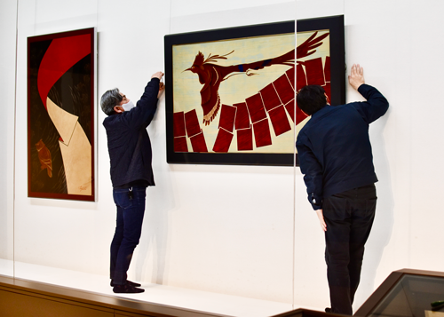 シガタガゾウのアート展